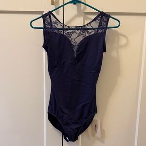 Baltogs Navy Lace Leotard